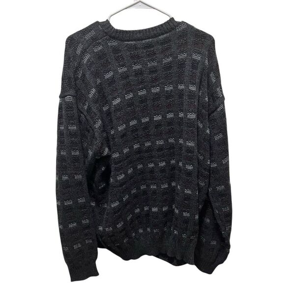 Vintage Munsingwear Men's Geometric Crewneck Sweater Gray XXL - Picture 2 of 5